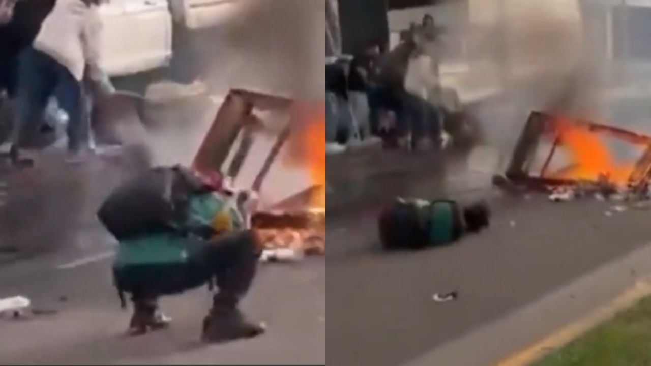 Bomba lacrimógena golpeó en la cabeza a fotógrafo y resulta gravemente herido
