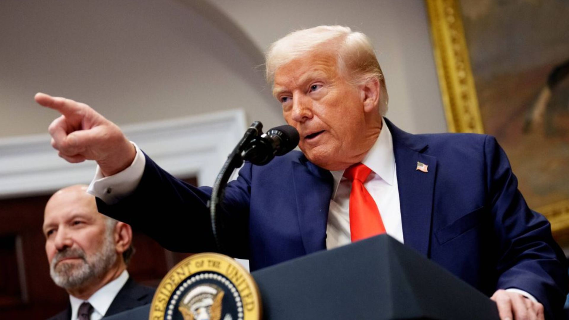 La banca estadounidense, el sector que cae tras aplicarse los aranceles de Trump