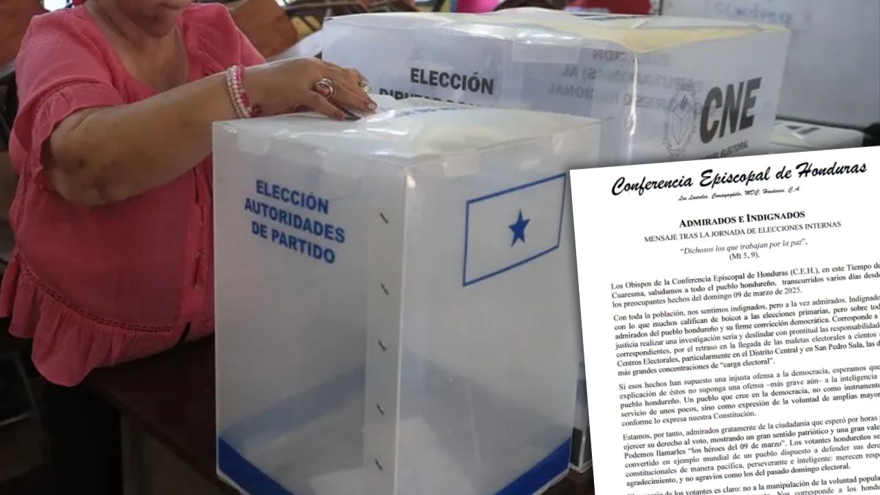 Obispos de Honduras, 'indignados' por lo ocurrido en las elecciones primarias