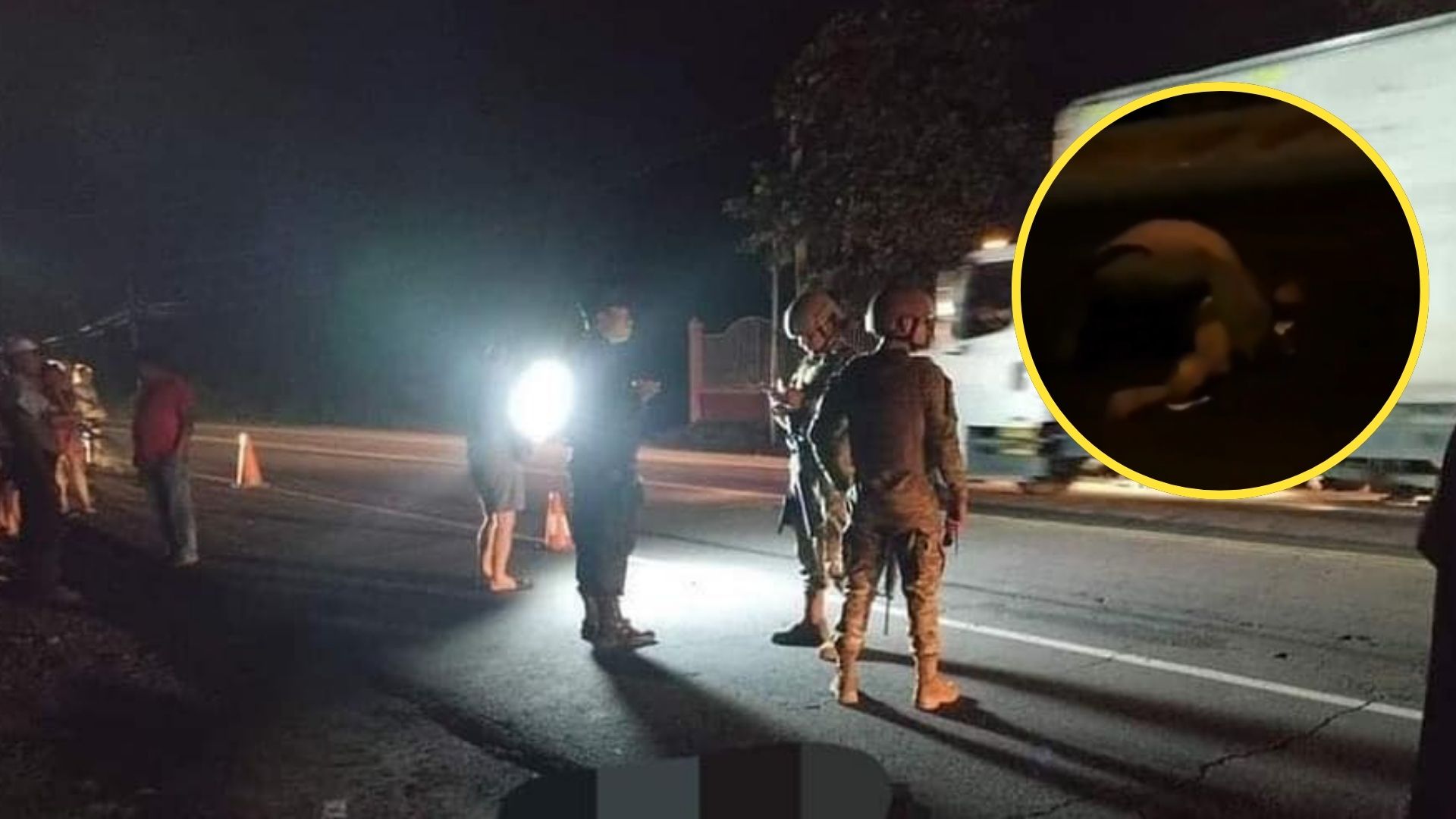 Hombre que lloraba muerte de familiar en carretera es embestido por vehículo