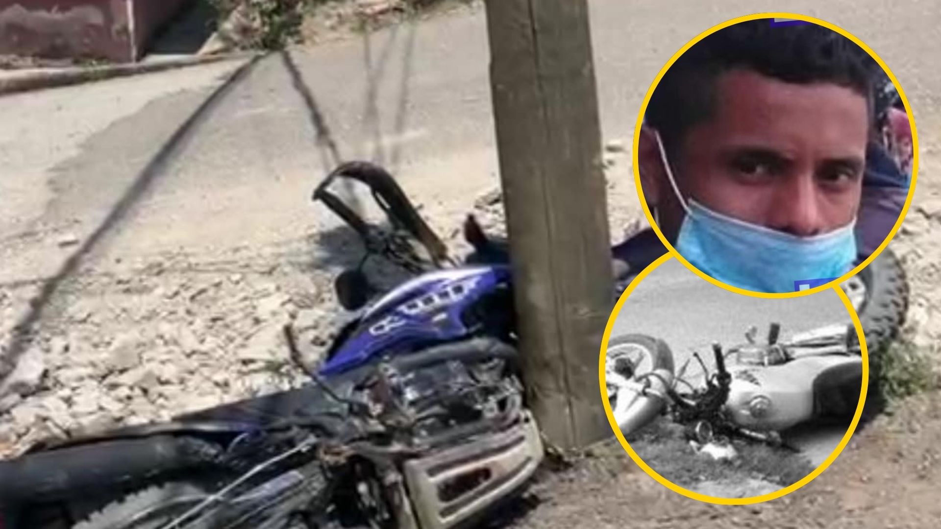 'Qué dolor, hermanito': lloran a joven que murió en accidente en moto en Comayagua