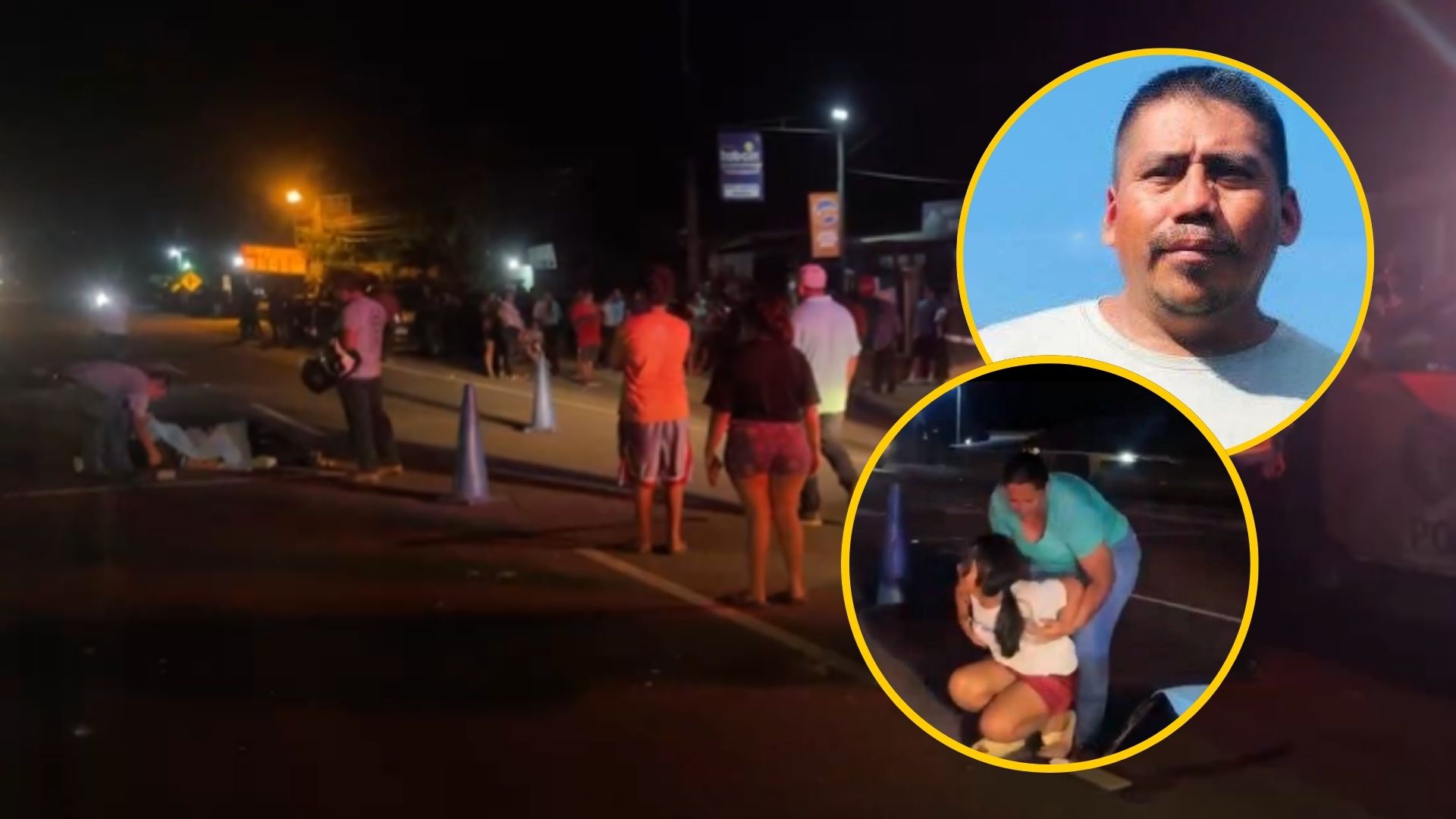 'Papito, no lo acepto': hija llora  al ver a su padre muerto en la CA-5