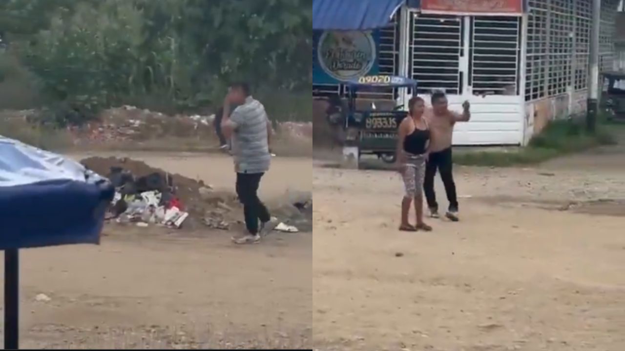 Vídeo: Hombre le quita la vida de un machetazo a una mujer tras pelea callejera