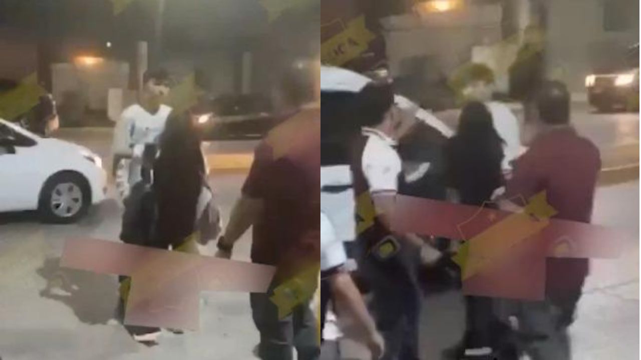 Vídeo: maestro y alumno propinan golpiza a joven que maltrataba a su novia