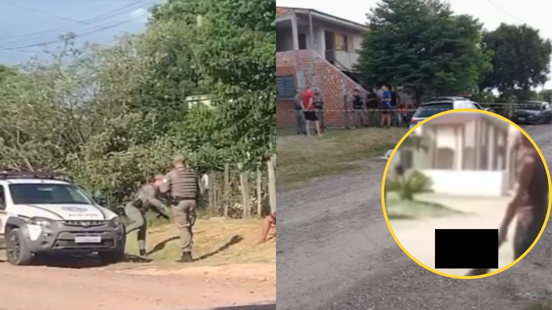 VIDEO: Policías matan a hombre que estaba golpeando a su pareja