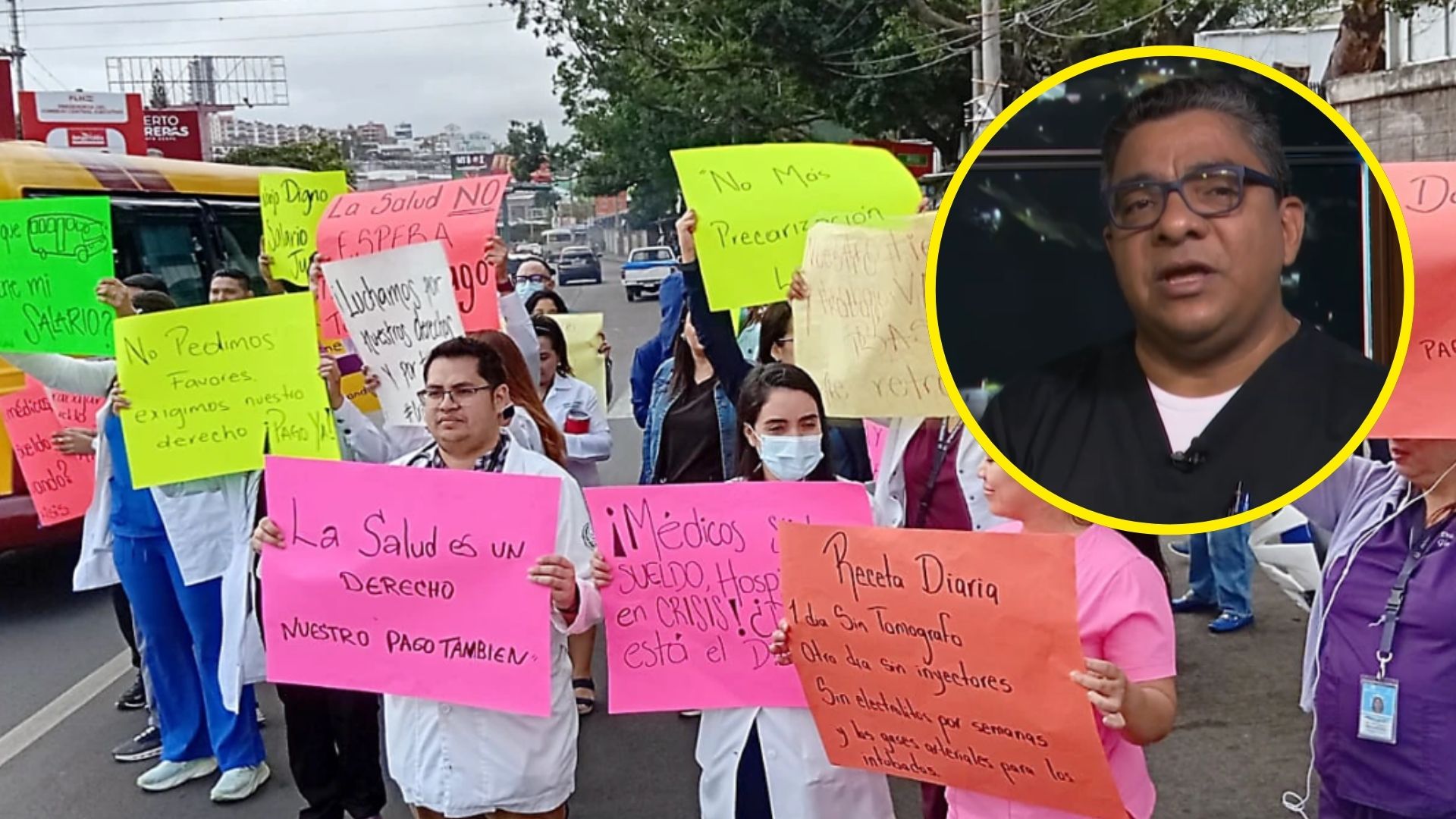 Médicos del HE en paro: 'El sistema de salud depende de la voluntad del Gobierno'