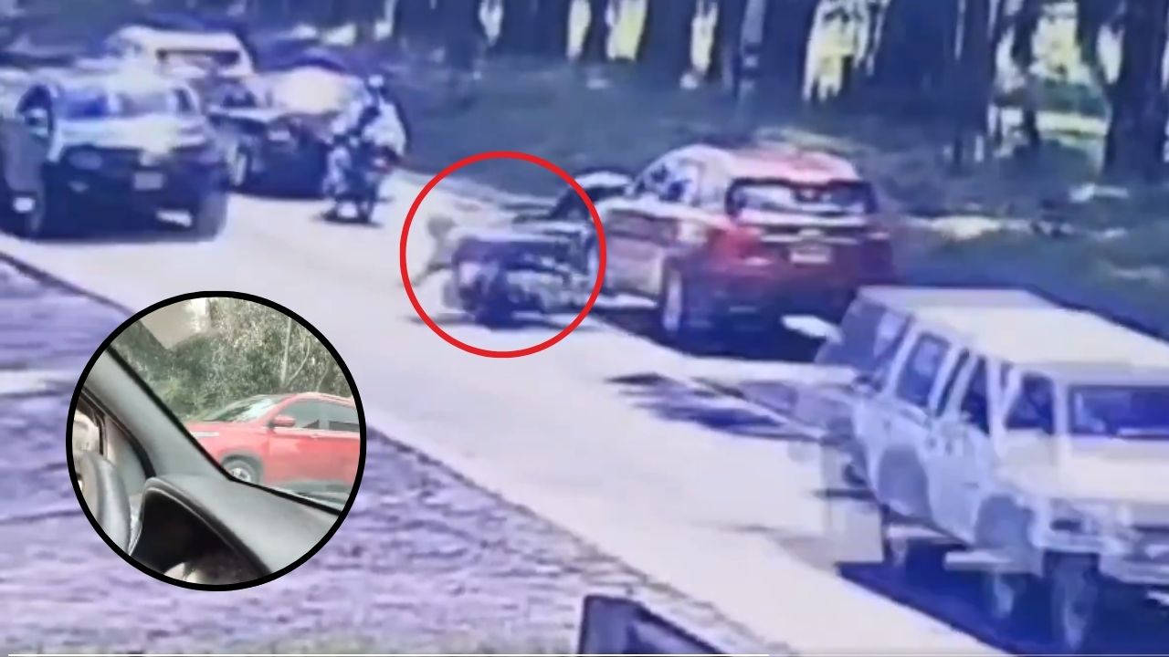 Vídeo: motociclista muere atropellado tras chocar contra camioneta