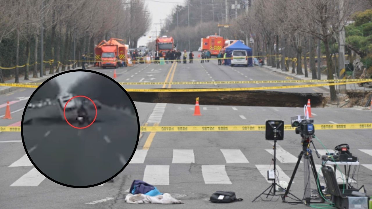 Vídeo: motociclista muere luego de caer en inesperado socavón