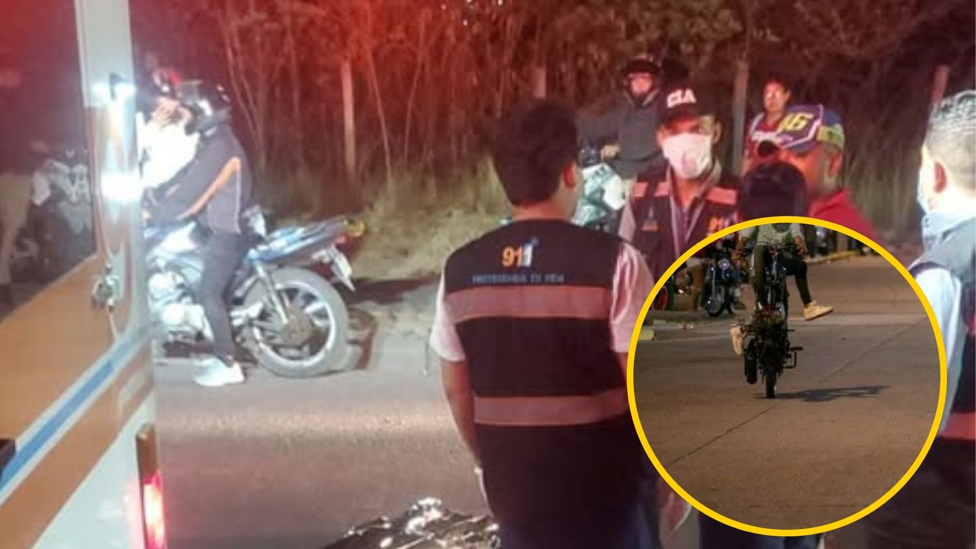 Quinceañera muere al caer de moto que realizaba piques en anillo periférico