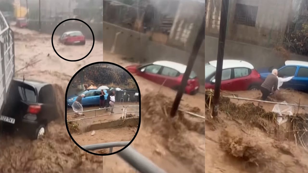 Vídeo: Así fue el rescate de una mujer que quedó atrapada en su carro tras inundaciones