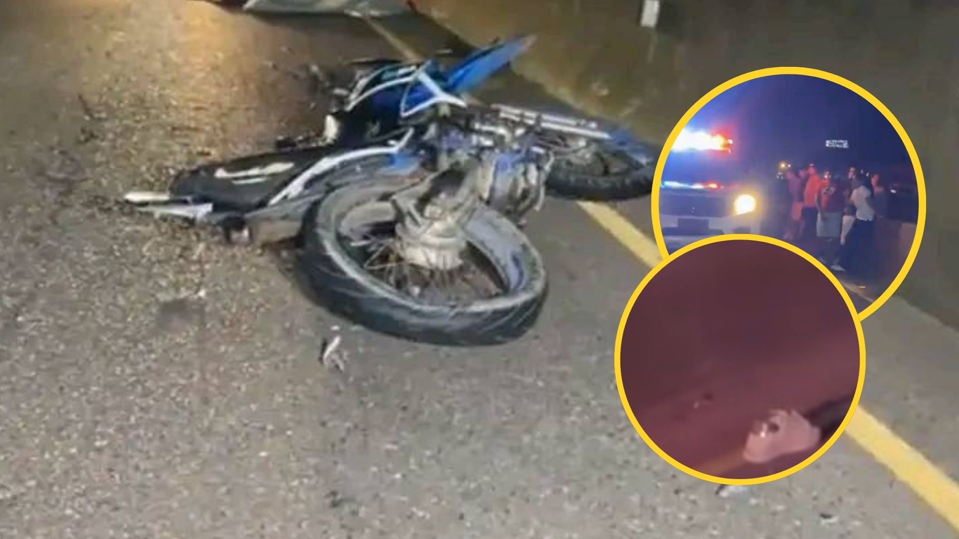 Mujer muere y su pareja resulta herida en accidente en Santa Cruz de Yojoa