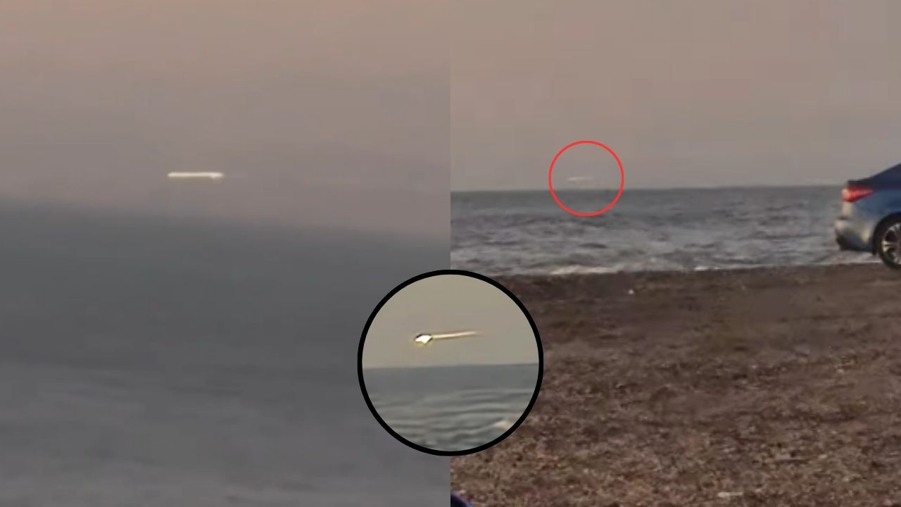 ¿OVNI? Graban extraño objeto en el cielo sobre las playas de Chile