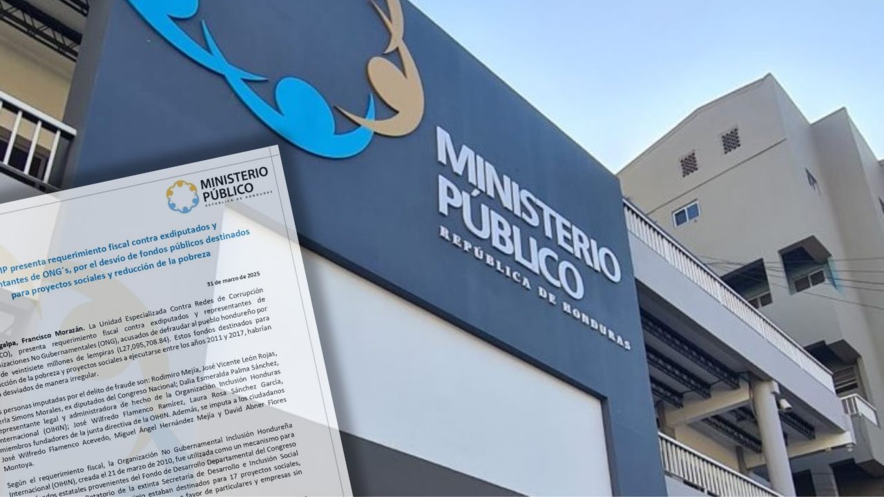 Presentan requerimiento contra exdiputados y ONG por desvío millonario de fondos