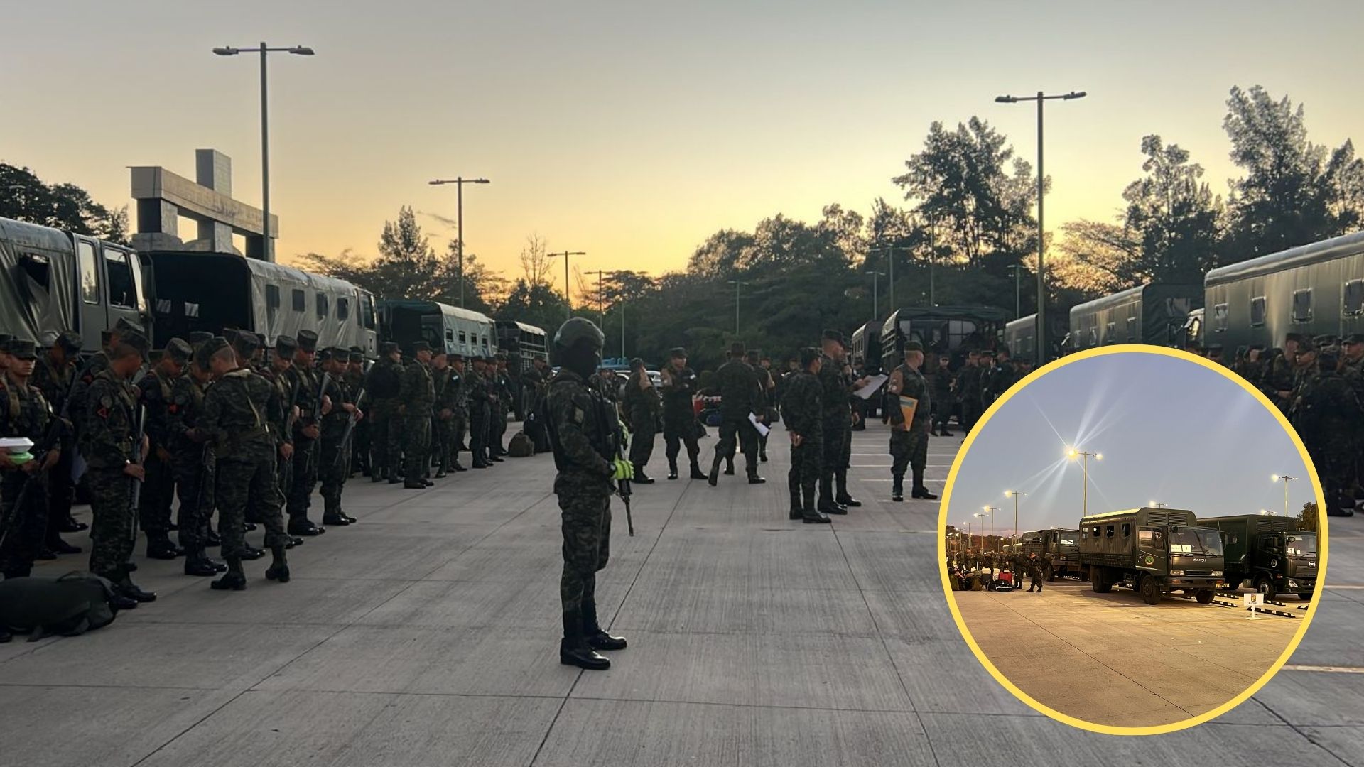 Más de 26,000 militares trabajan en transporte y seguridad del proceso electoral