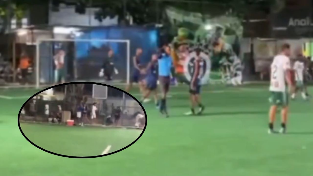Un muerto y un herido deja tiroteo durante partido de fútbol transmitido en vivo