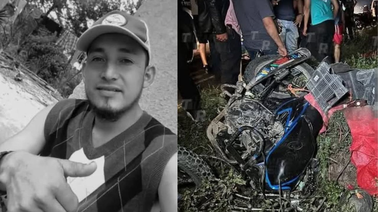 'Sí corría': motociclista muere al impactar contra vehículo en Lempira