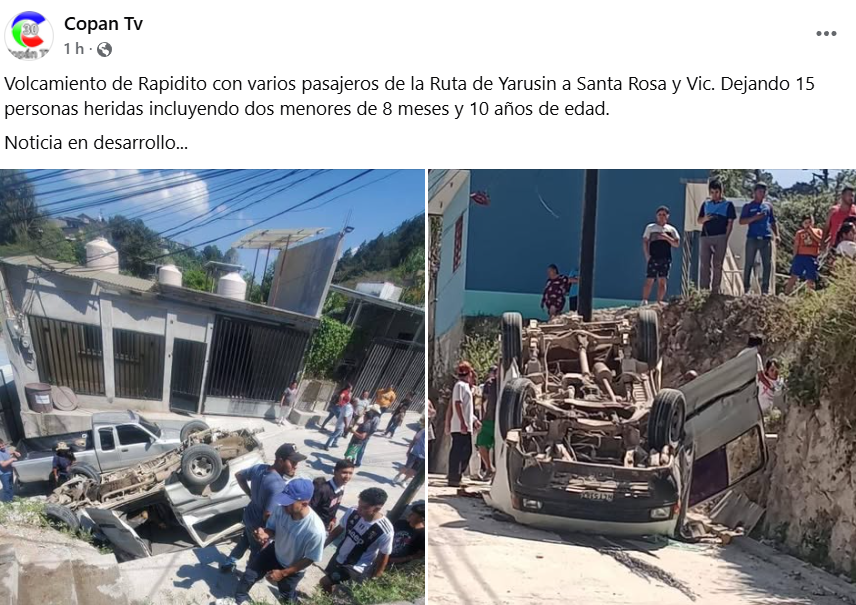 Captura de pantalla de la publicación