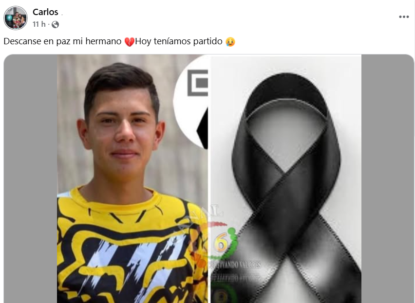 Captura de pantalla de la publicación