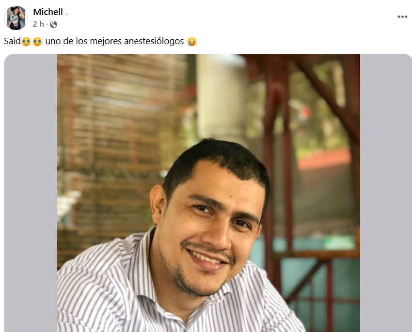 Captura de pantalla de la publicación