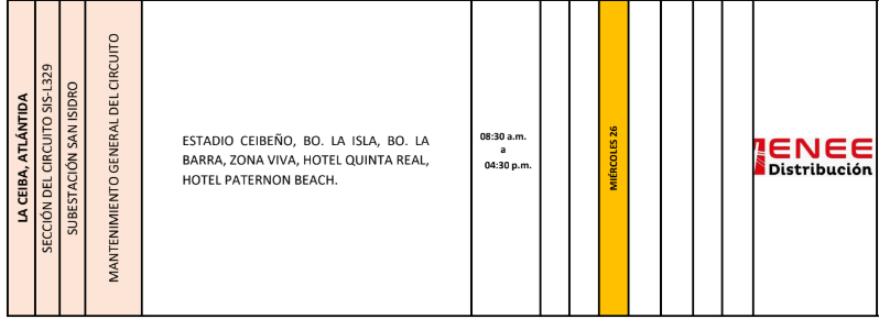 Lista de colonias que no tendrán luz pasado mañana