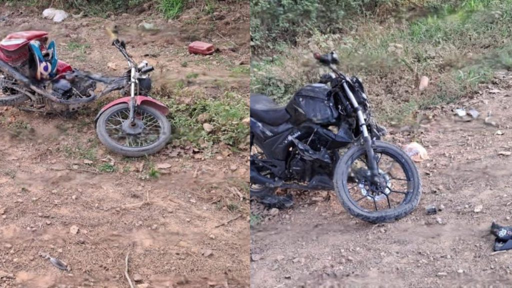 Motos participantes de accidente
