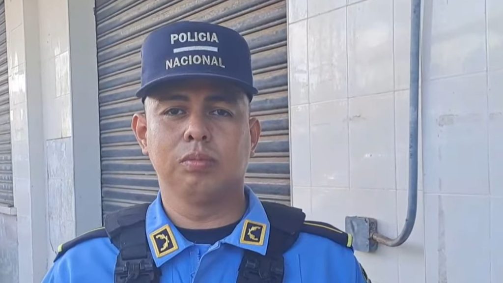 Hermelo Madrid, vocero de la Policía en La Ceiba.