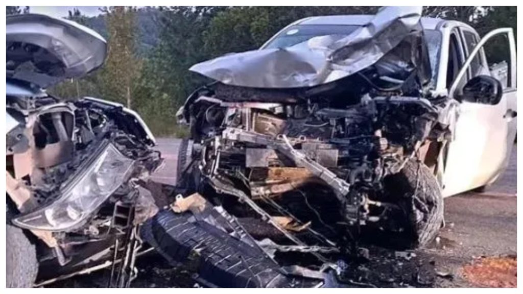 Un carro accidentado