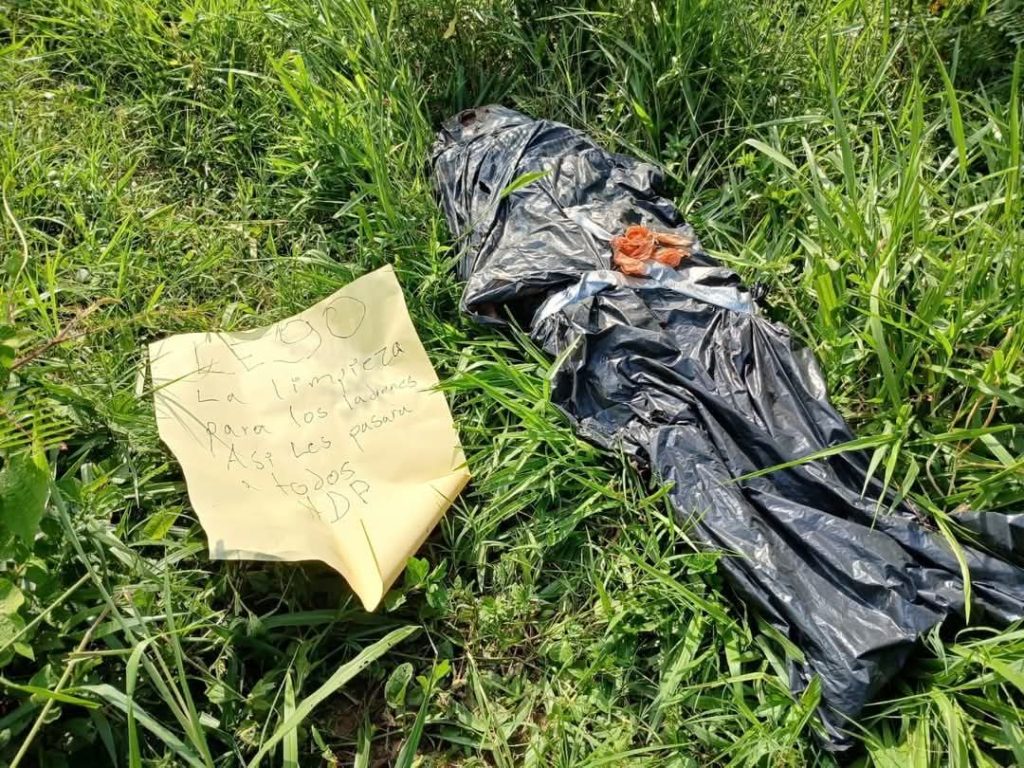 Cuerpo encontrado embolsado en Aldea de las Chicas, Omoa.