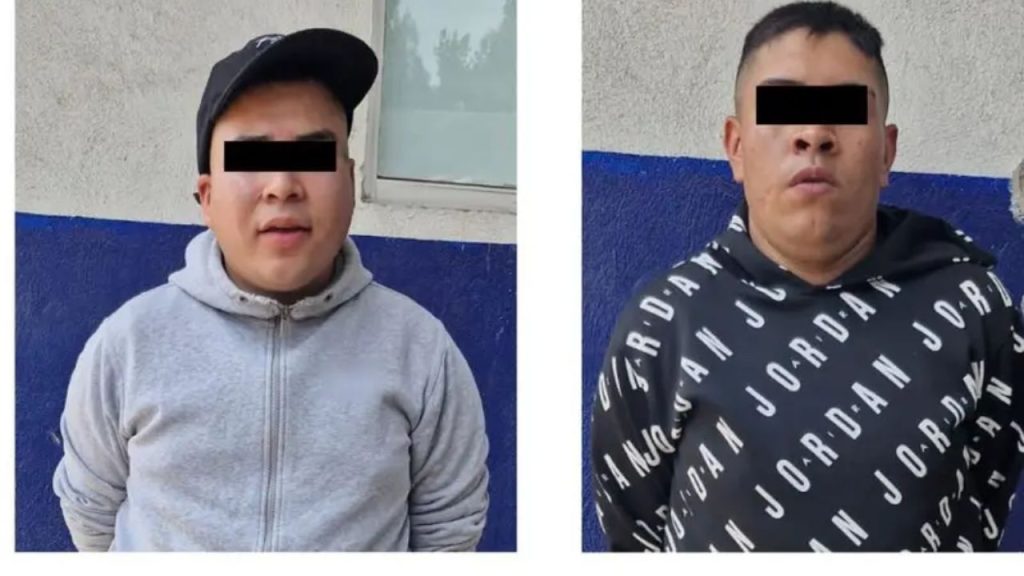 Supuestos ladrones detenidos.