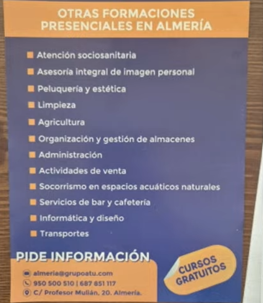 Captura de pantalla con la lista de empleos