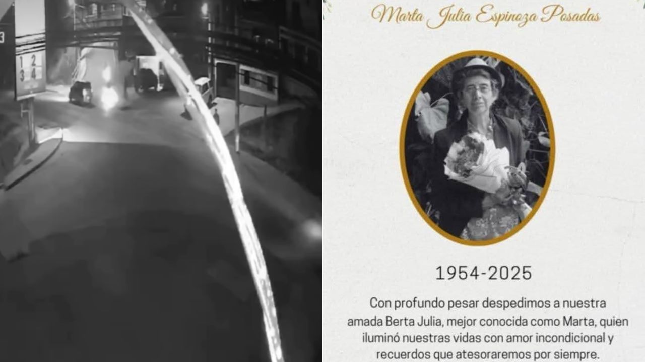 Video captó cuando anciana fue embestida por moto y arrollada por taxi en la CA-4