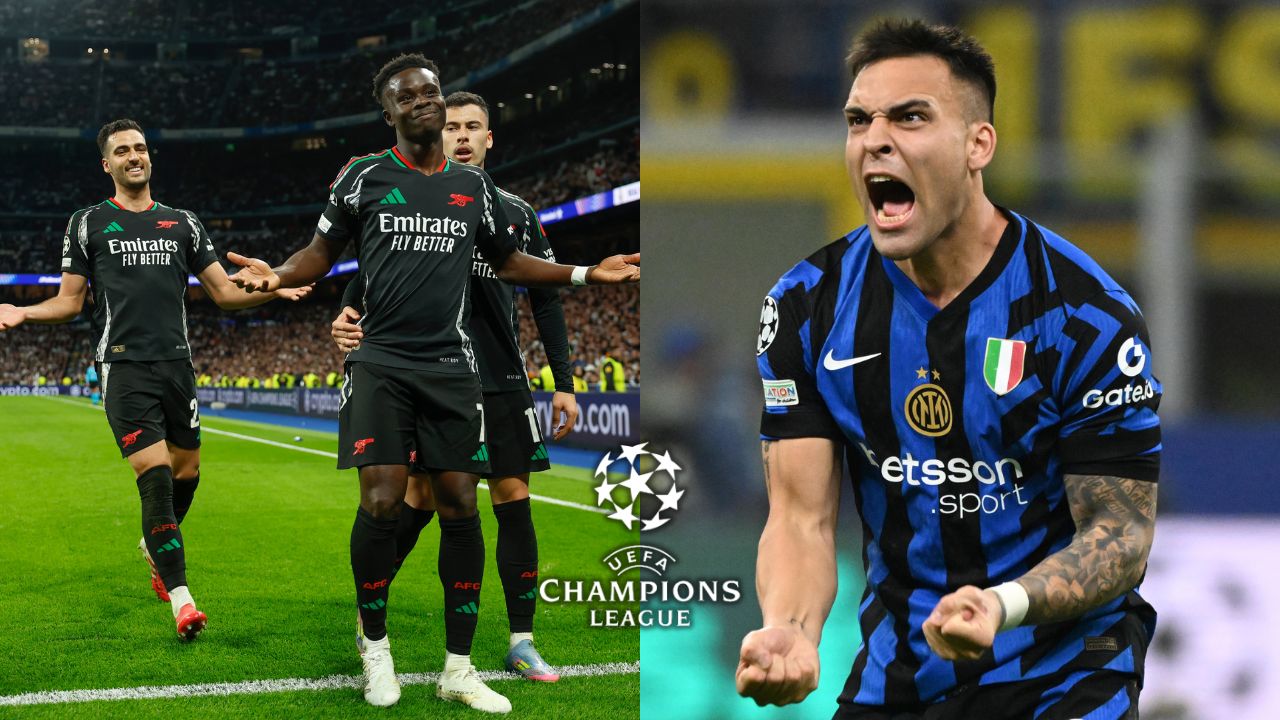 Arsenal eliminó al Real Madrid y el Inter de Milán dejó al margen a Bayern Múnich
