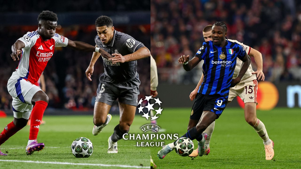 Arsenal golea a Real Madrid; Inter de Milán hizo lo suyo contra Bayern Múnich