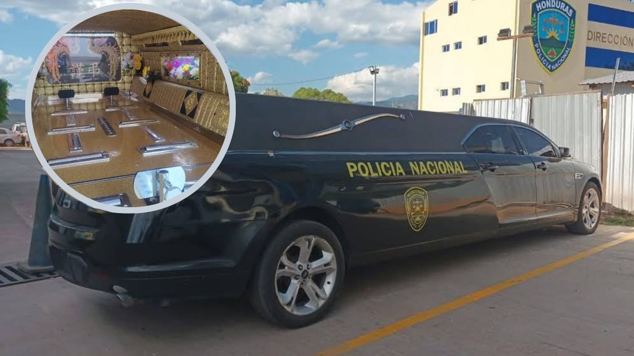 'Un adiós digno': así es la carroza fúnebre para ‘policías caídos’ en Honduras