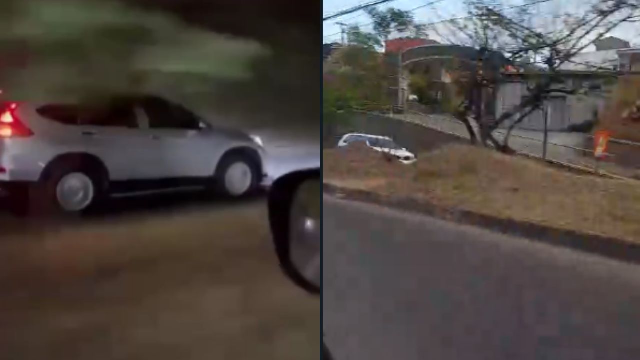 Graban y exponen a conductores yendo en contravía en anillo periférico