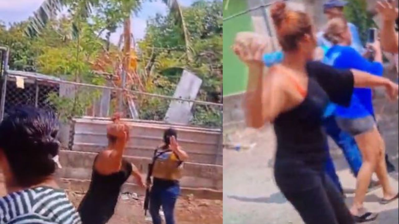 VIDEO: Pobladores y policías se enfrentan por captura de acusados en Choluteca