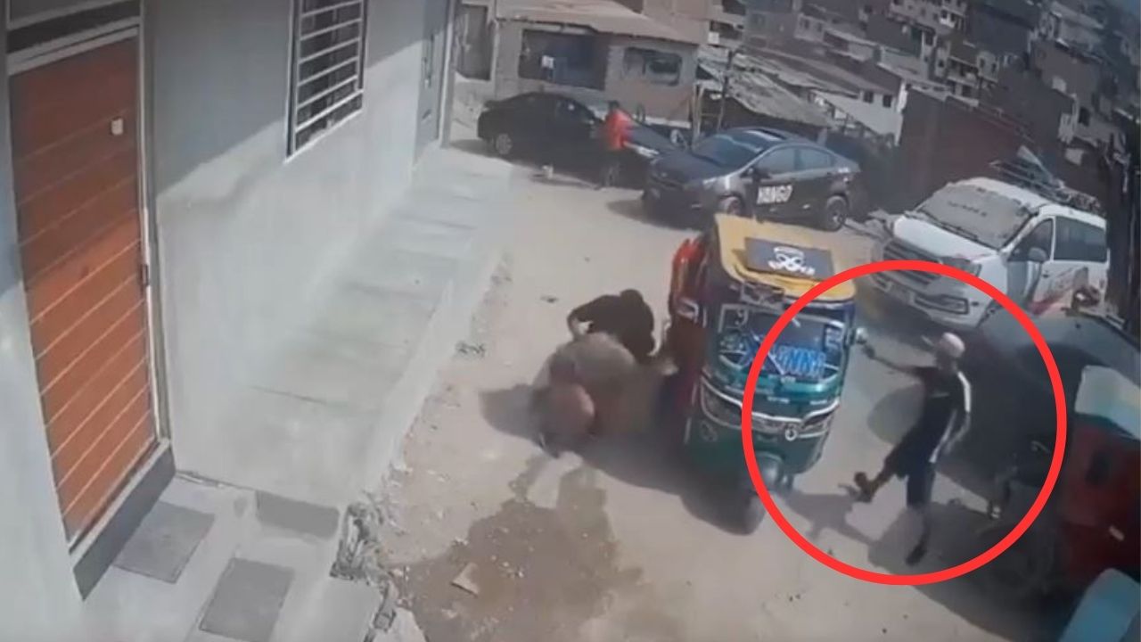 Impactante video revela cuando sicario mata a mototaxista y a dos comerciantes