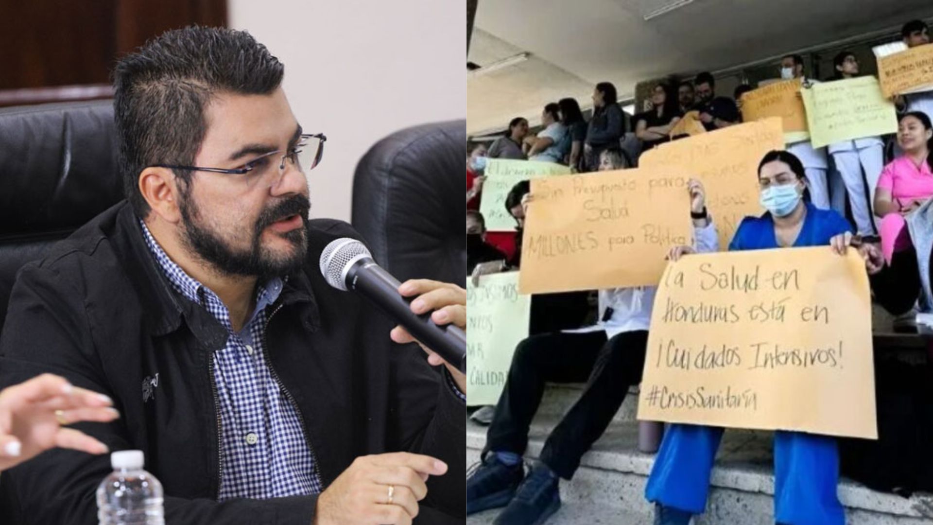 Diputado advierte posible trasfondo político en paro de médicos; CMH lo desmiente