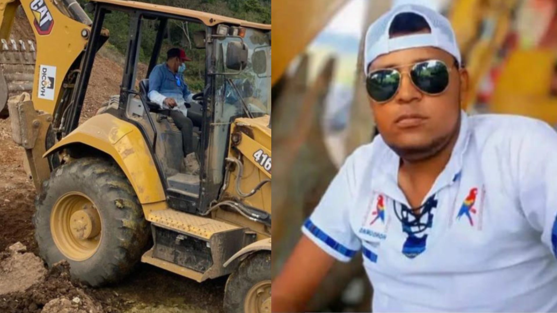 'Te fuiste patrón': conmoción por muerte de operador de máquina pesada en Ocotepeque