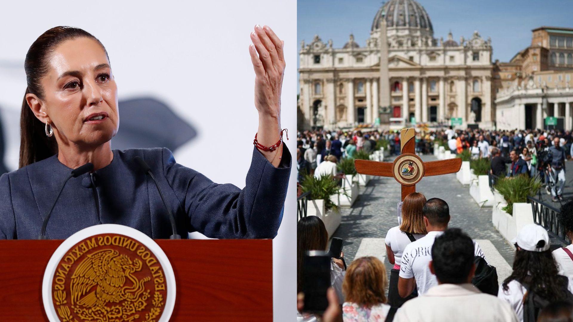 Presidenta de México aclara su decisión de no asistir al funeral del papa Francisco
