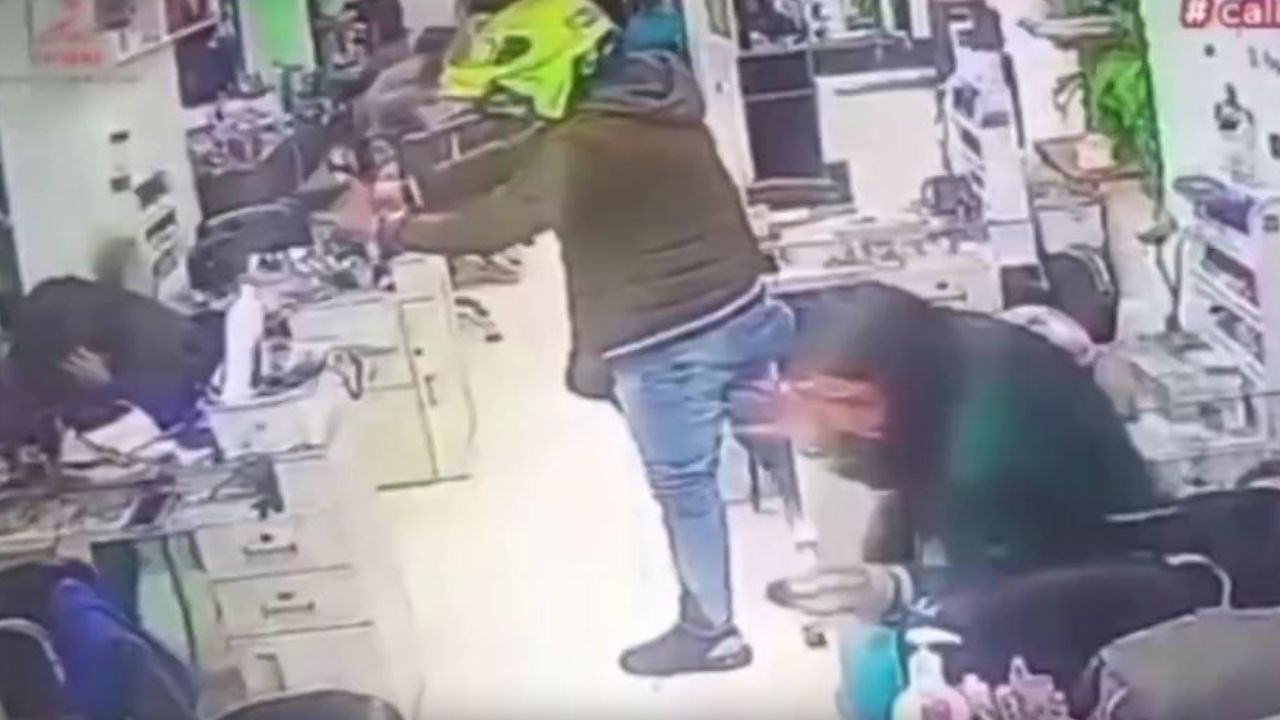 Conducta agresiva, así era policía que mató a su esposa en salón de belleza