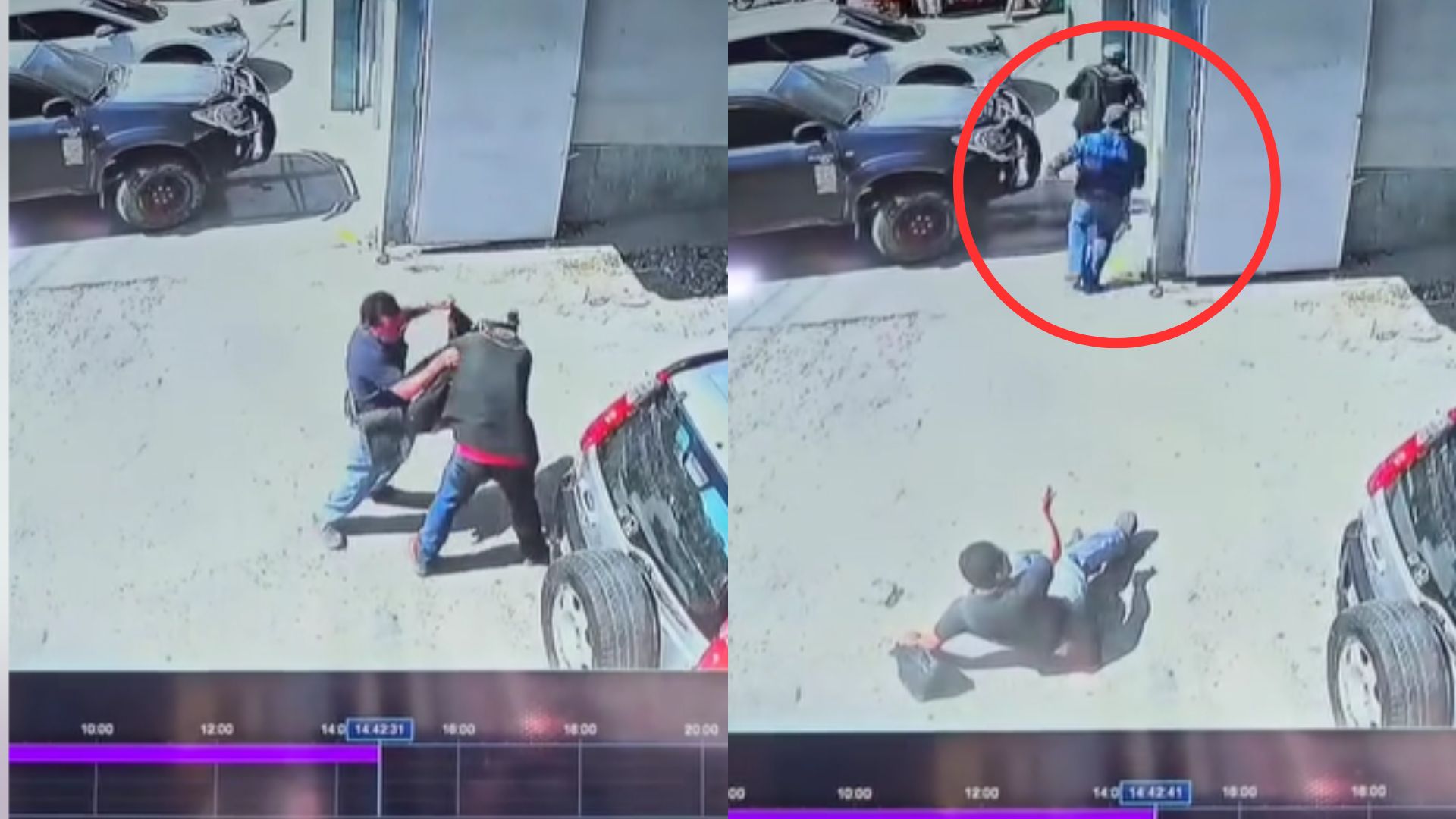 'Un héroe': video capta momento en que hondureño frustra asalto