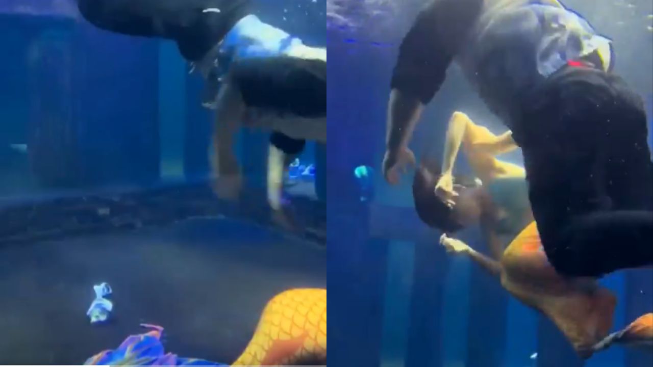 'Sirena' sufre desmayo en el agua en pleno show; esto pasó con ella