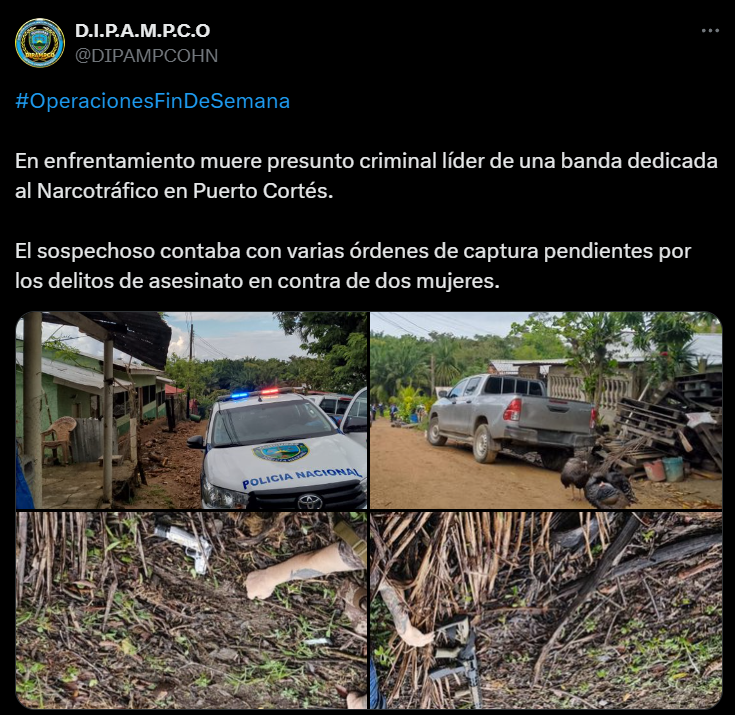 Captura de pantalla de la publicación