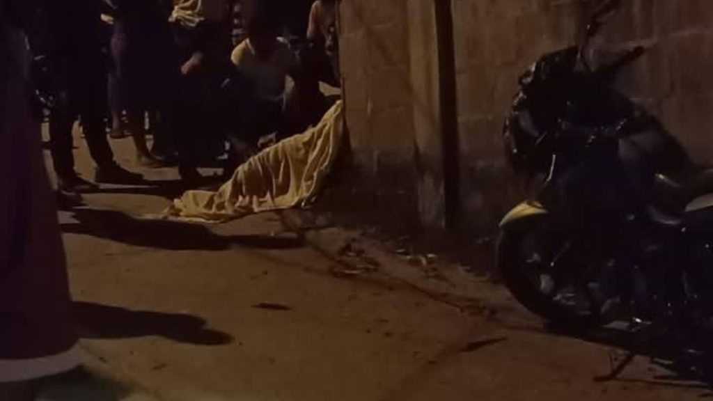 cuerpo de víctima Pedro Juan Blas Meléndez en La Ceiba