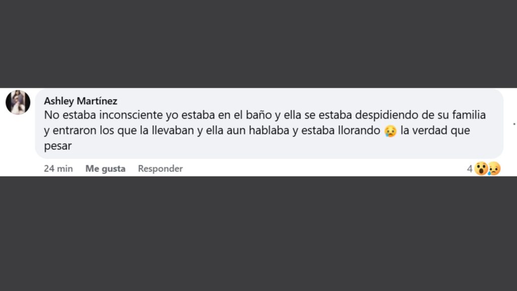 Testimonios de personas sobre el suicidio de Daniela Julissa Rosales