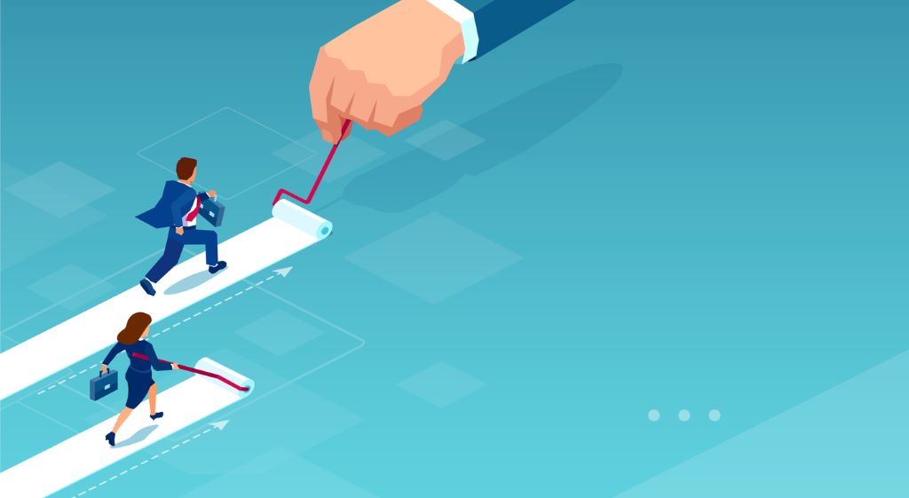 Una imagen respecto a la brecha salarial