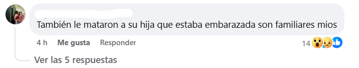 Captura de pantalla del comentario