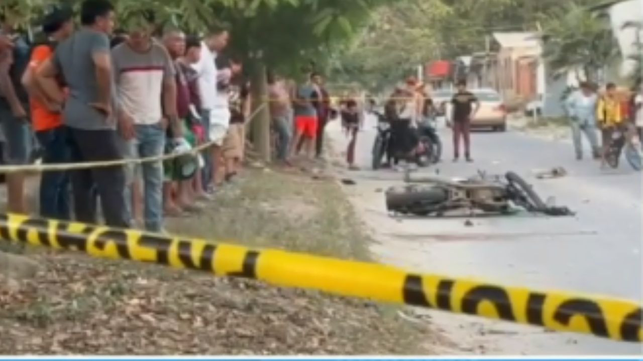 Tres personas fallecen en fatal colisión entre dos motocicletas en San Pedro Sula