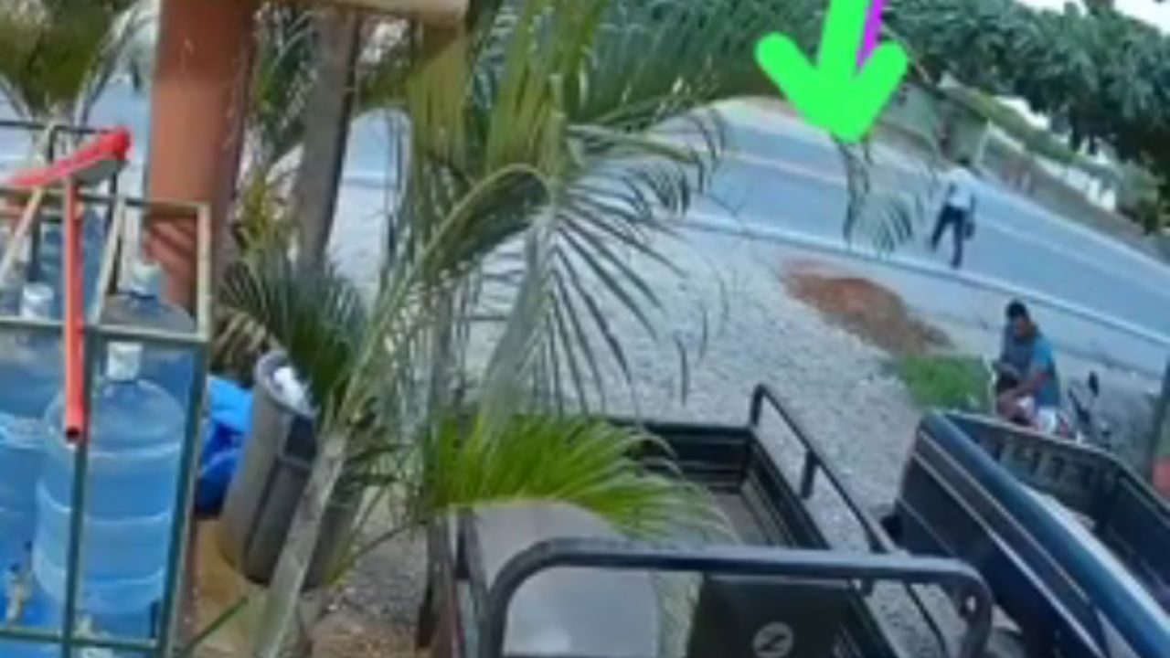 Vídeo: Así fue momento en que anciano fue atropellado en un bulevar de Olancho